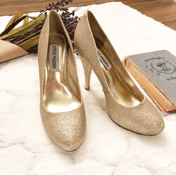 Steve Madden Miami Glitter Heels - Picture 1 of 6